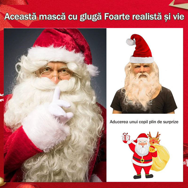 Ciepła świąteczna promocja - maska Świętego Mikołaja