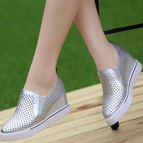 【50% ZNIŻKI】【34-41】Lato 2024, damskie buty casualowe wykonane z miękkiej skóry z grubą podeszwą