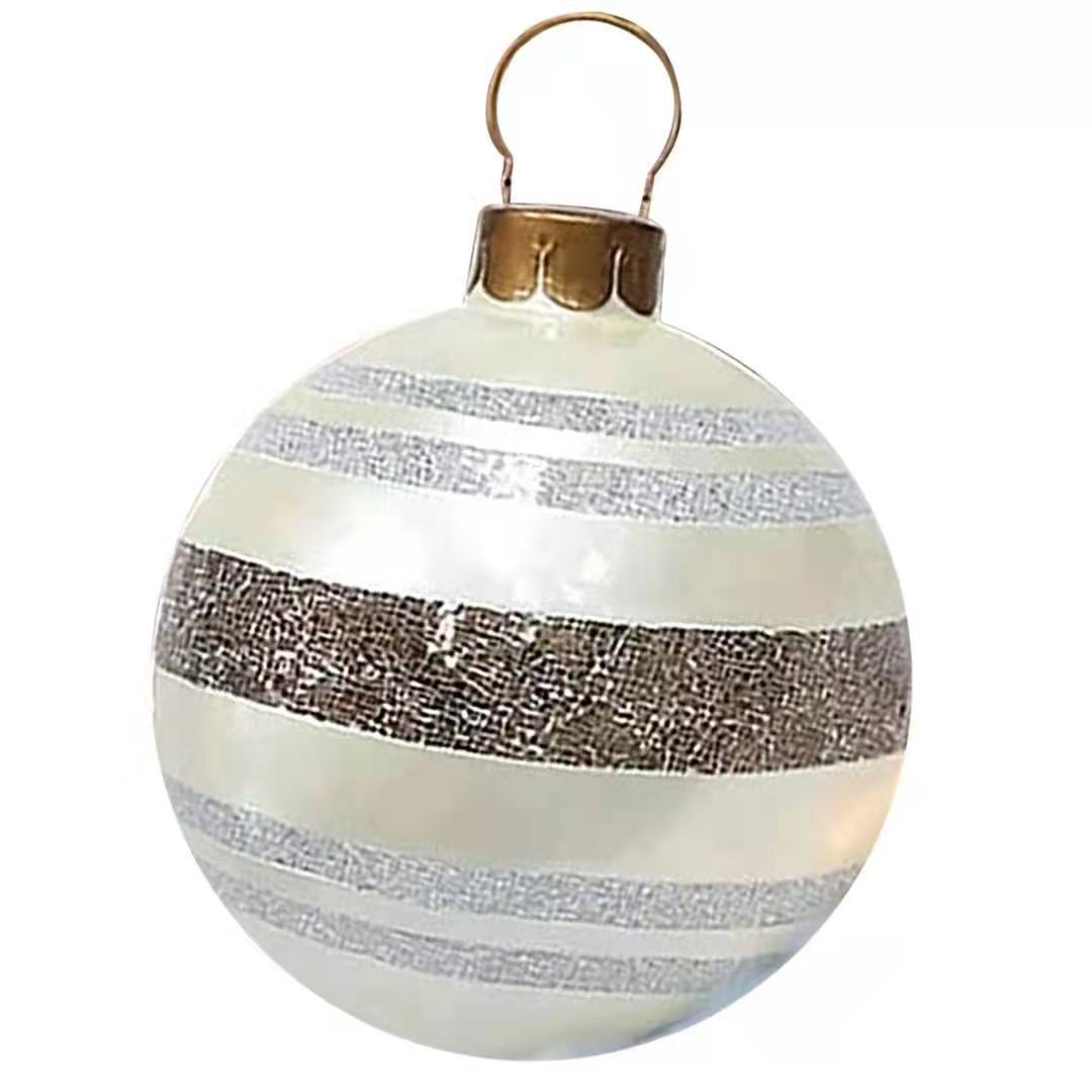 🎄Nadmuchiwana piłka dekoracyjna z PVC na Boże Narodzenie na zewnątrz🎅