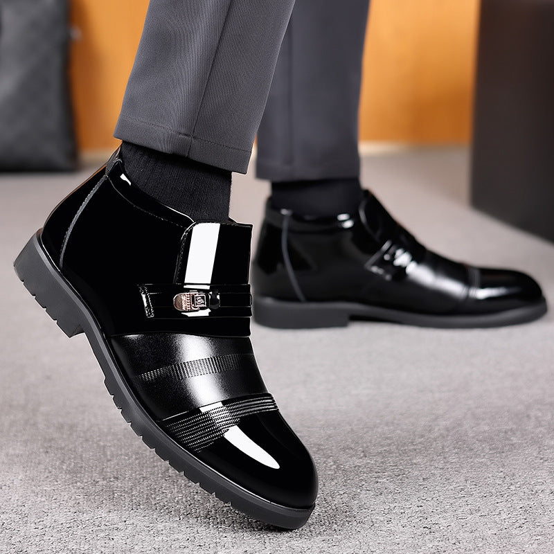 š„ć39-44ć2023 Cizme Martin pentru bÄrbaČi de afaceri Ć®nalte cu model crocodil