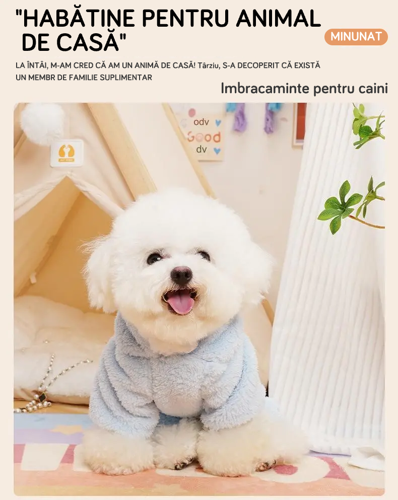 【Cumpărați unul obțineți unul gratuit】Câini toamna și iarna cald haine îngroșate