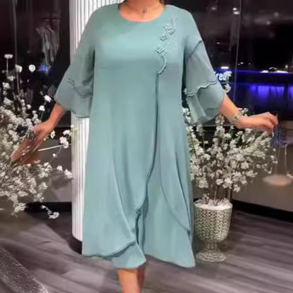 【50%OFF】【S-5XL】 2024 Noi rochii de înaltă calitate din sifon de înaltă calitate