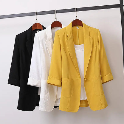 🔥【70% ZNIŻKI】【Kup 1, a 2 dostaniesz gratis】【M-4XL】2024 Nowy damski garnitur marynarski w dużym rozmiarze, swobodny i uniwersalny 