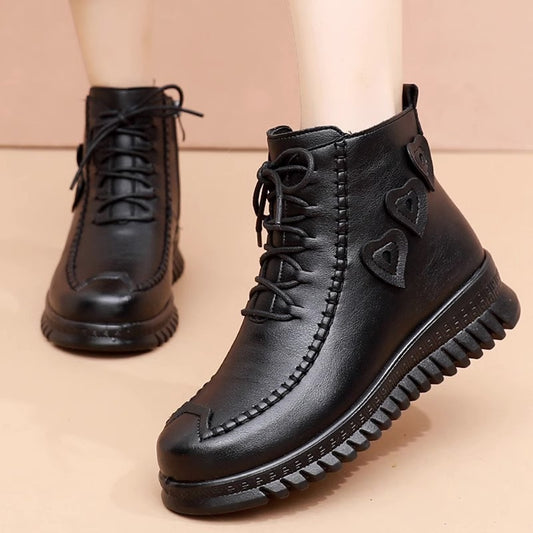 【35-41】2023 zimowe płaskie buty antypoślizgowe