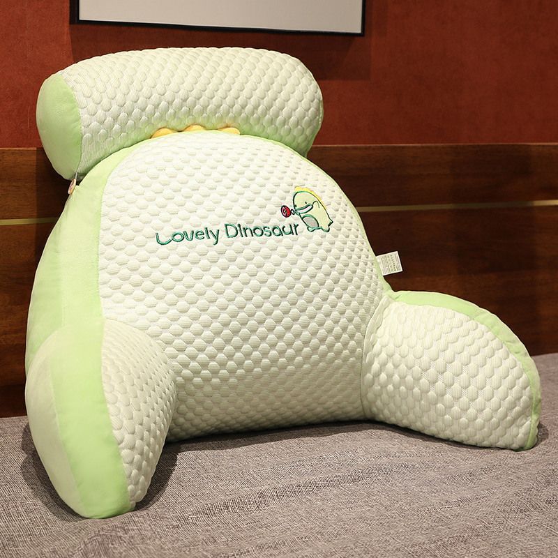 Lumbar Support Pillow Office Bed Head Cushion Soft Cover Big Backrest Sofa Dormitory Students Lumber Pad Pillow Cushion