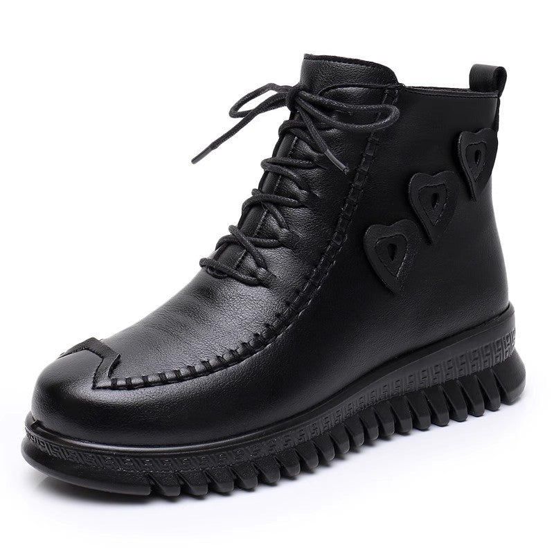 【35-41】2023 zimowe płaskie buty antypoślizgowe