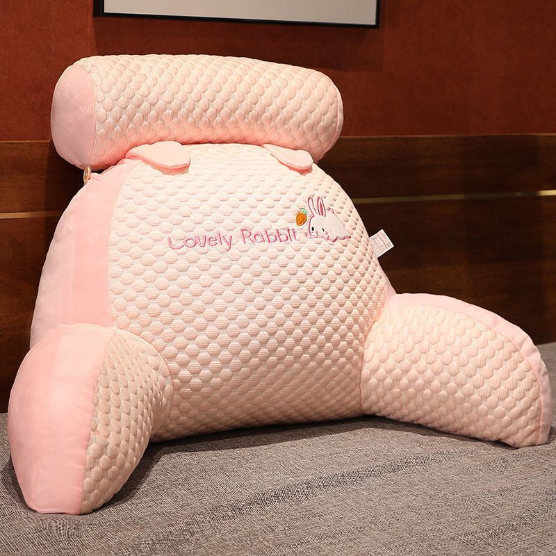 Lumbar Support Pillow Office Bed Head Cushion Soft Cover Big Backrest Sofa Dormitory Students Lumber Pad Pillow Cushion